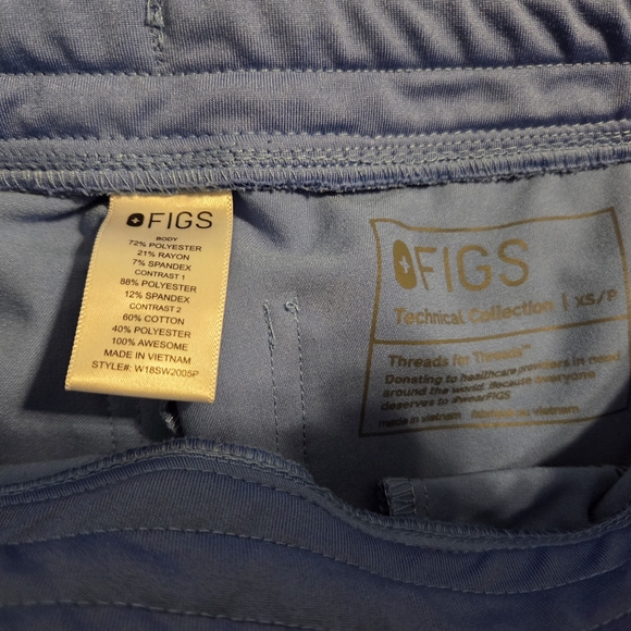 Figs Women Blue Scrub Set - Picture 4 of 4